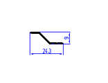 C640/41 Направляющая москитной сетки provedal